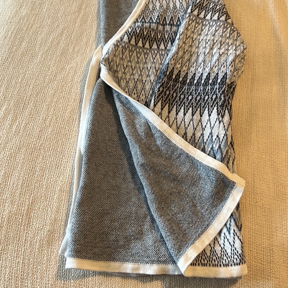 PENDLETON ONE‎ BUTTON Classic & Trendy Boho Blue Geometric Cardigan - Picture 6 of 6